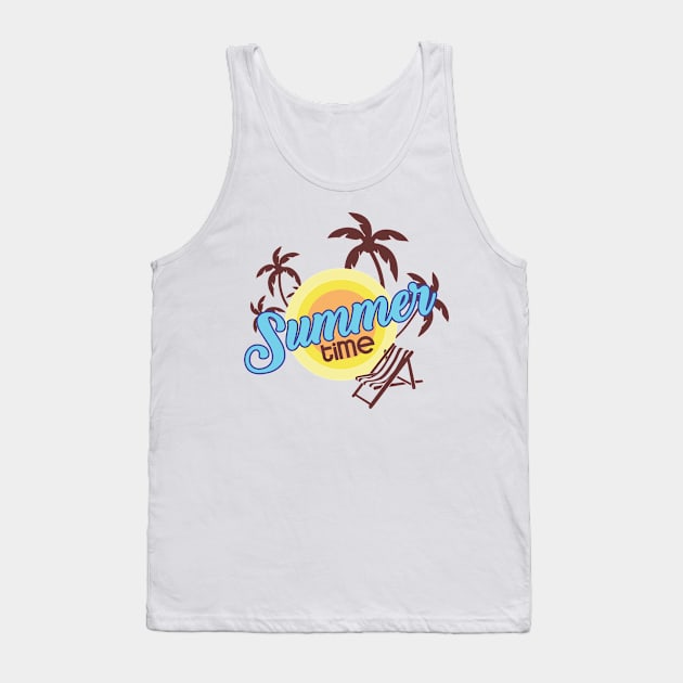Summertime T-Shirt Tank Top by neomuckel